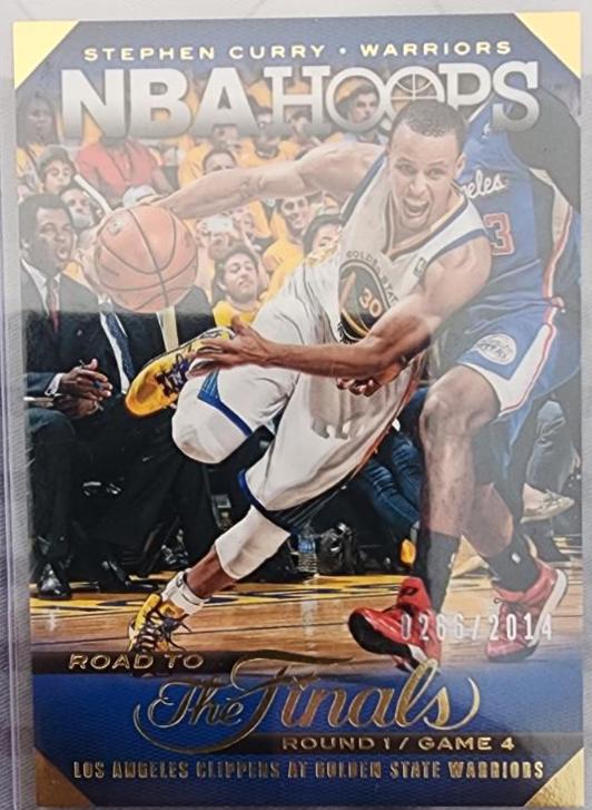 Stephen curry #27 Basketball Cards 2014 Panini Hoops Road to the Finals 2nd Round