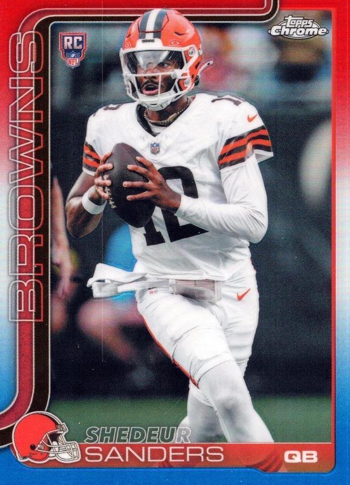 Shedeur Sanders [Red White Blue Refractor] #315 Prices [Rookie