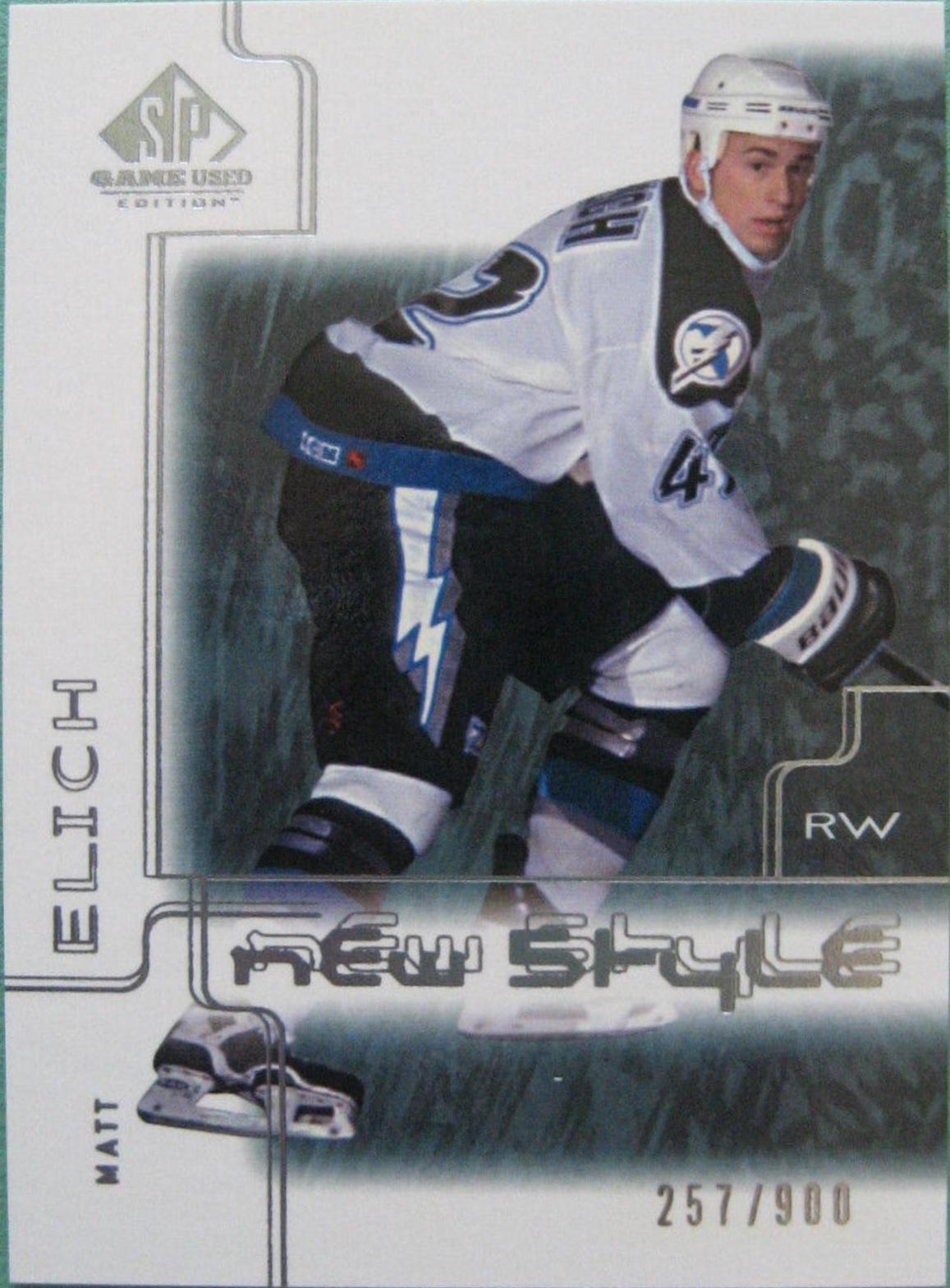 Matt Elich #82 Hockey Cards 2000 SP Game Used