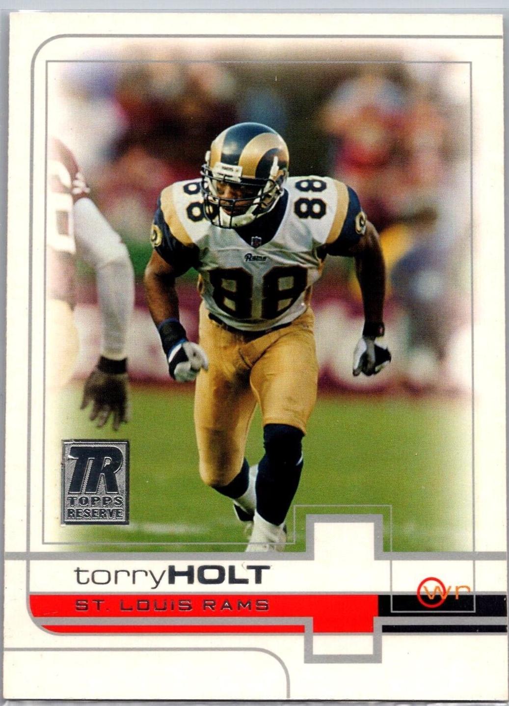Torry Holt #26 Football Cards 2002 Topps Reserve