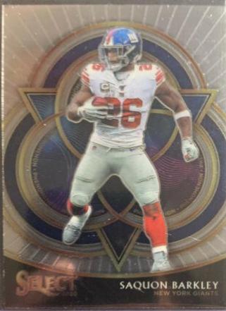 Saquon Barkley Football Cards 2020 Panini Select Phenomenon