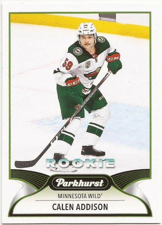 Calen Addison #320 Hockey Cards 2021 Parkhurst