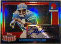 Lawrence Taylor #A-LT 2005 Topps All American Autograph Football