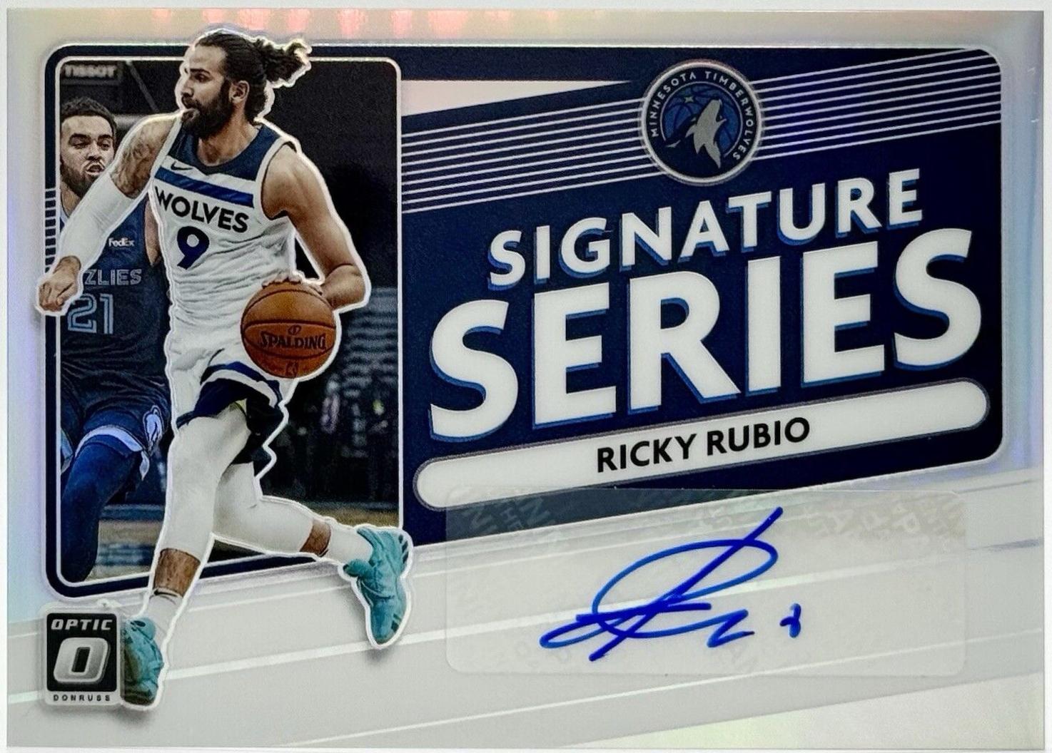 Ricky Rubio [Holo] #SS-RRU Prices | 2020 Panini Donruss Optic Signature ...