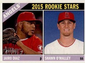Shawn O'Malley / Jairo Diaz #417 Baseball Cards 2015 Topps Heritage