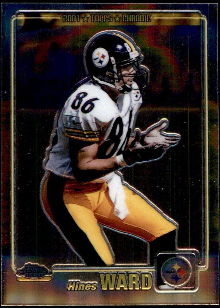 Hines Ward #6 Football Cards 2001 Topps Chrome