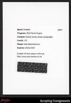 Wan'Dale Robinson #RAU-WDR 2022 Panini Origins Football Rookie Autographs