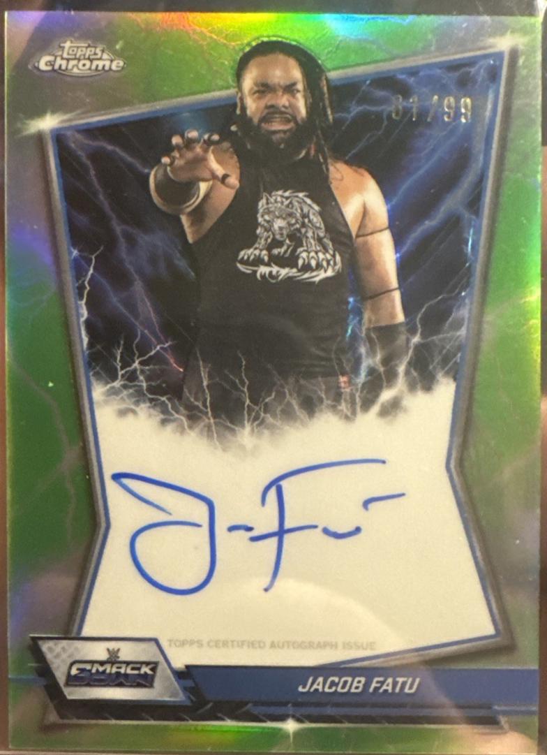Jacob Fatu [Green Refractor] #BBA-JAC