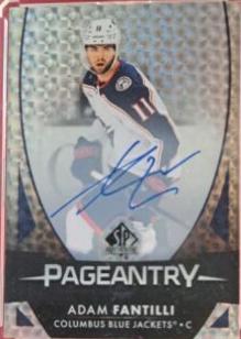Adam Fantilli #P-62 Hockey Cards 2023 SP Authentic Pageantry Autograph