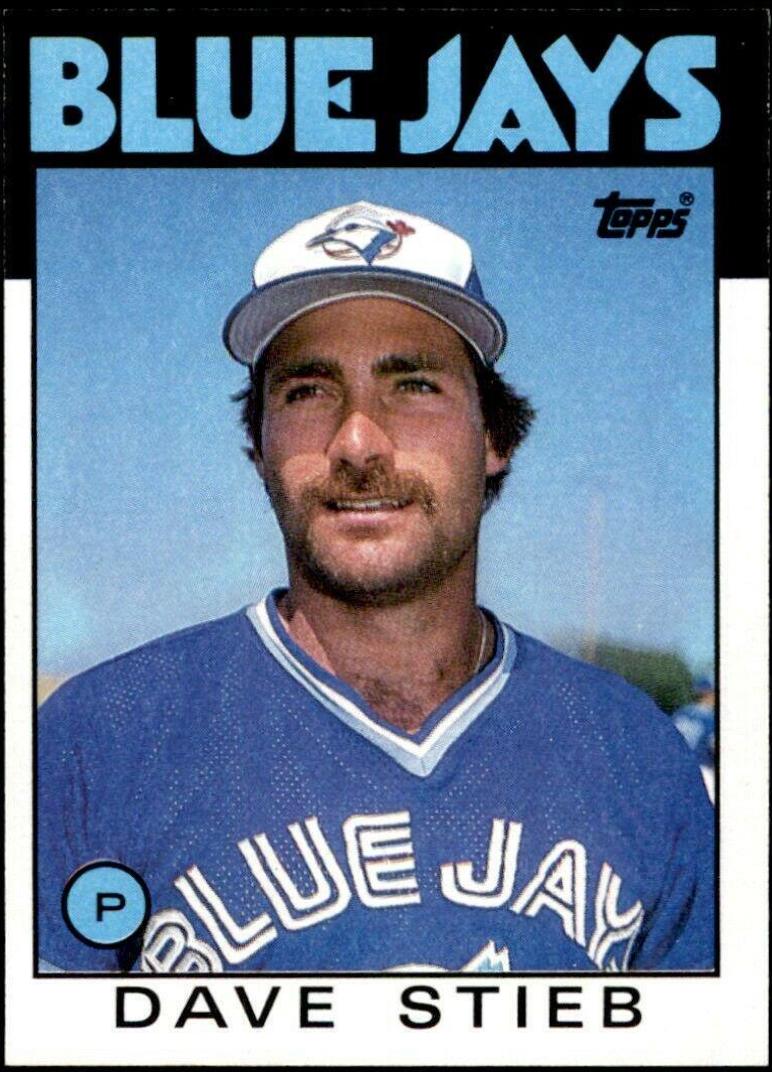 Dave Stieb #650 Baseball Cards 1986 Topps