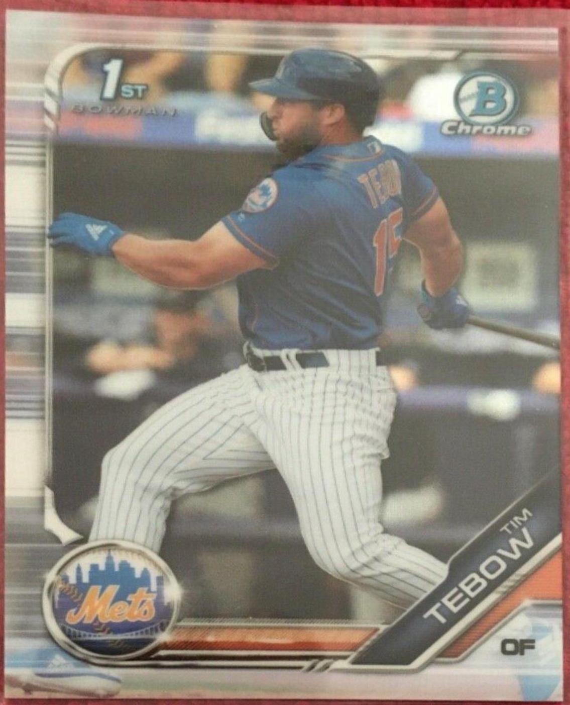 Tim Tebow #BCP-156 Baseball Cards 2019 Bowman Chrome Prospects