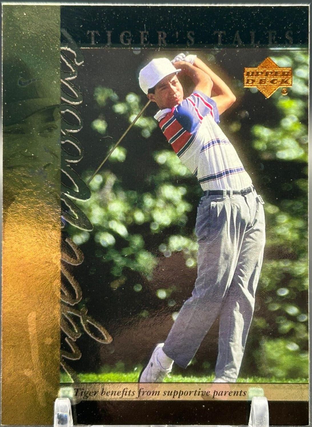 Tiger Woods #TT5 Golf Cards 2001 Upper Deck Tiger's Tales