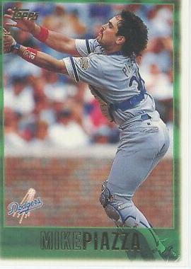 Mike Piazza #20 Baseball Cards 1997 Topps