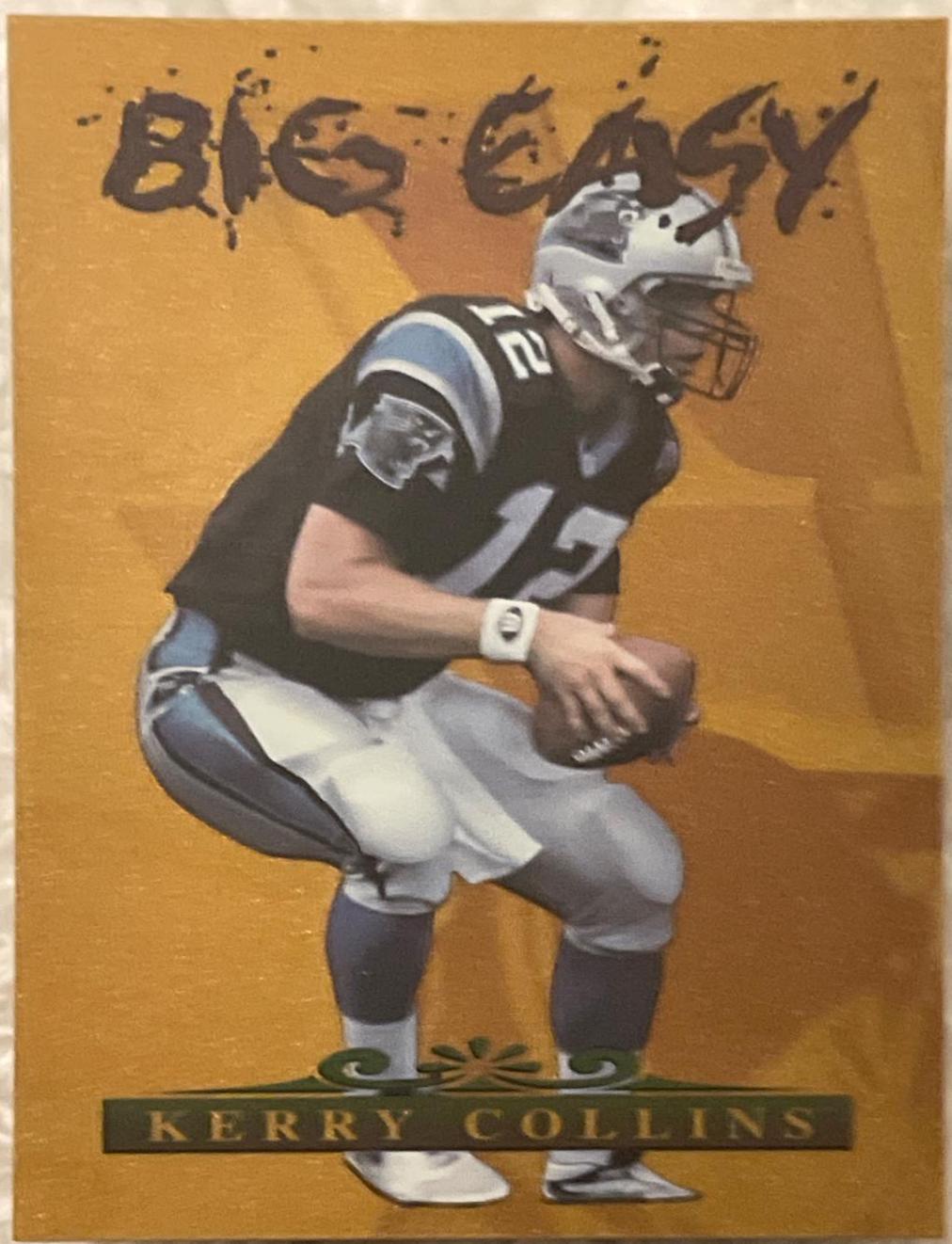 Kerry Collins #1 Football Cards 1996 Collector's Edge Big Easy