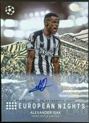 Alexander Isak #ENA-AI Soccer Cards 2023 Topps UEFA Club European Nights Autograph Prices