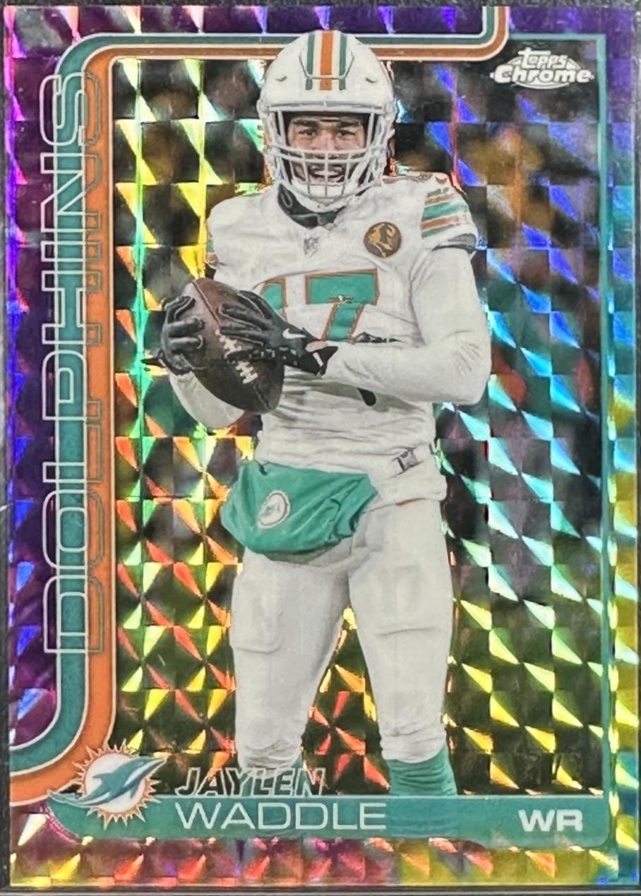 Jaylen Waddle [Tie Dye Geometric Refractor] #186 Prices | 2025