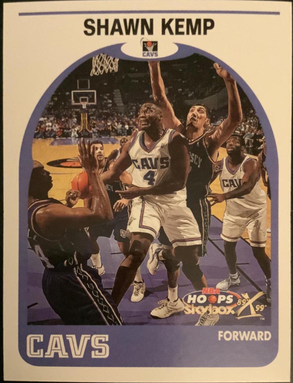 Shawn Kemp #16 Basketball Cards 1999 Hoops Decade