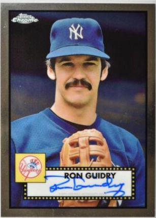 Ron Guidry #PA-RG 2021 Topps Chrome Platinum Anniversary Baseball Autographs