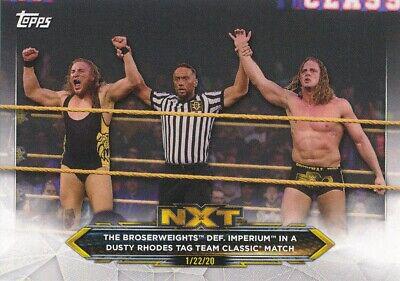The BroserWeights, Imperium #92 Wrestling Cards 2020 Topps WWE NXT
