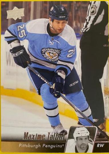 Maxime Talbot #43 Hockey Cards 2010 Upper Deck