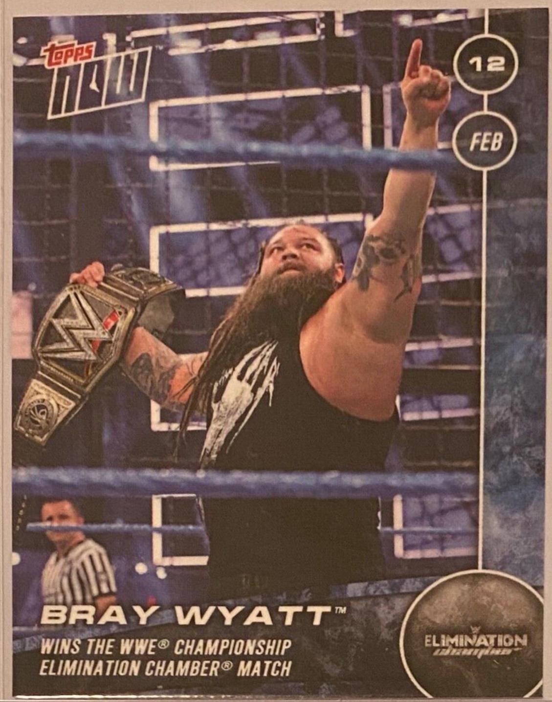 Bray Wyatt #58 Wrestling Cards 2017 Topps Now WWE