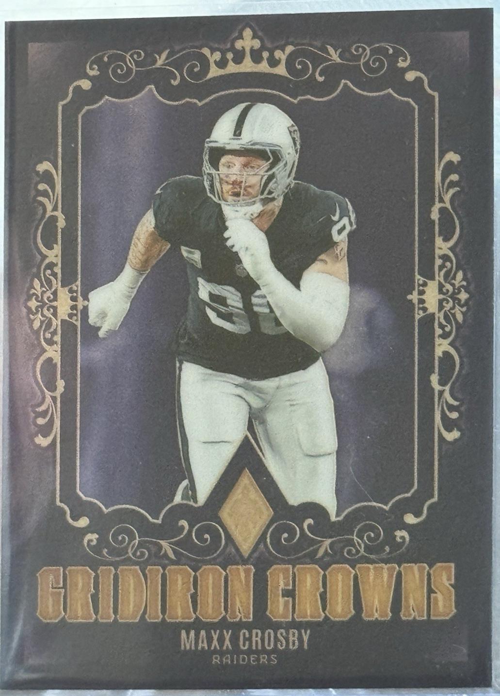 Maxx Crosby #14 Football Cards 2024 Panini Phoenix Gridiron Crowns