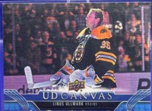 Linus Ullmark #C7 2023-24 Upper Deck Hockey UD Canvas