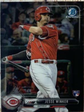Jesse Winker #2 Baseball Cards 2017 Bowman Chrome