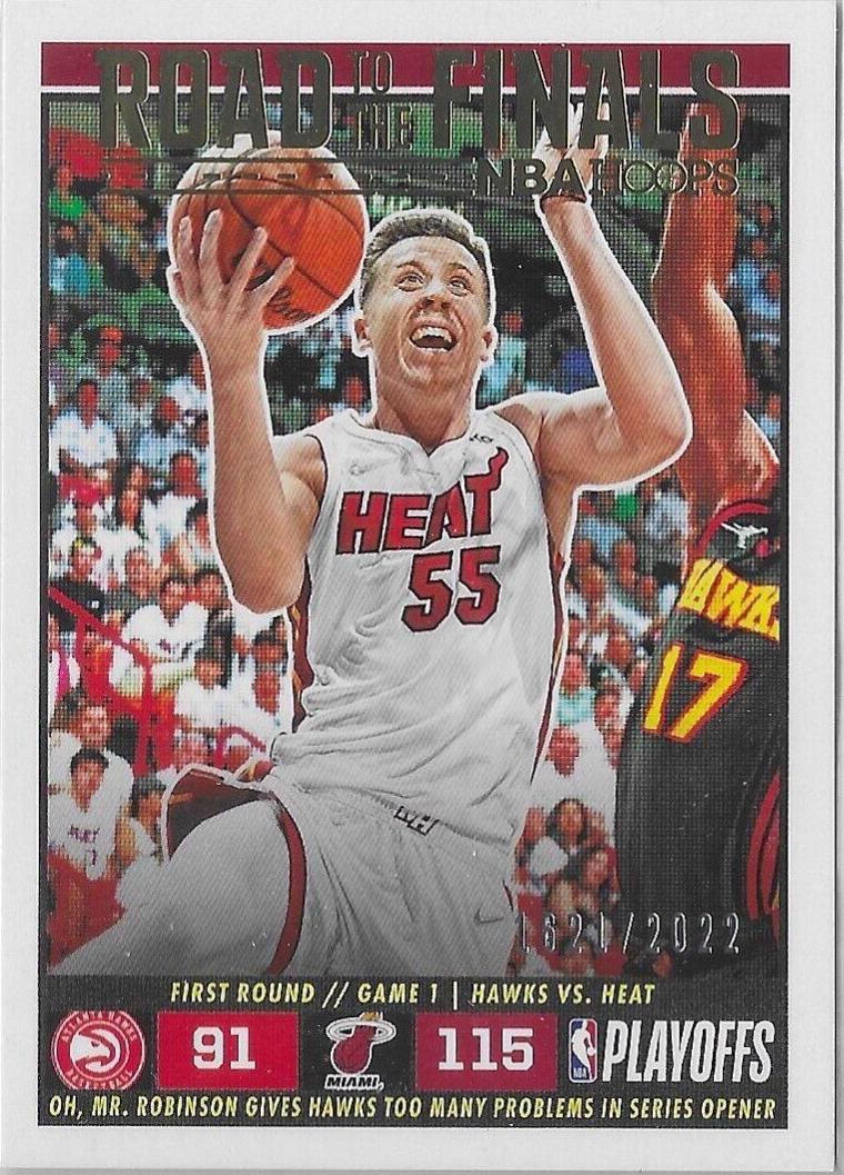 Duncan Robinson #5 Basketball Cards 2022 Panini Hoops Road to the Finals