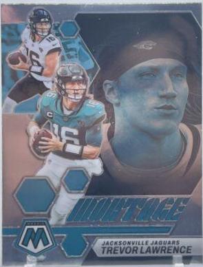 Trevor Lawrence #M-13 Football Cards 2023 Panini Mosaic Montage