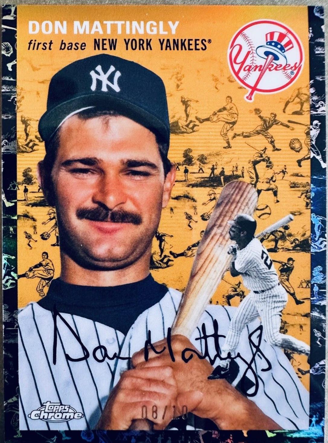 Don Mattingly [Cream Black Refractor] #479