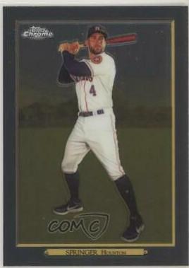 George Springer #TRC-100 Baseball Cards 2020 Topps Turkey Red Chrome