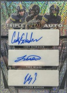 Cody Schrader / Theo Wease / Luther Burden