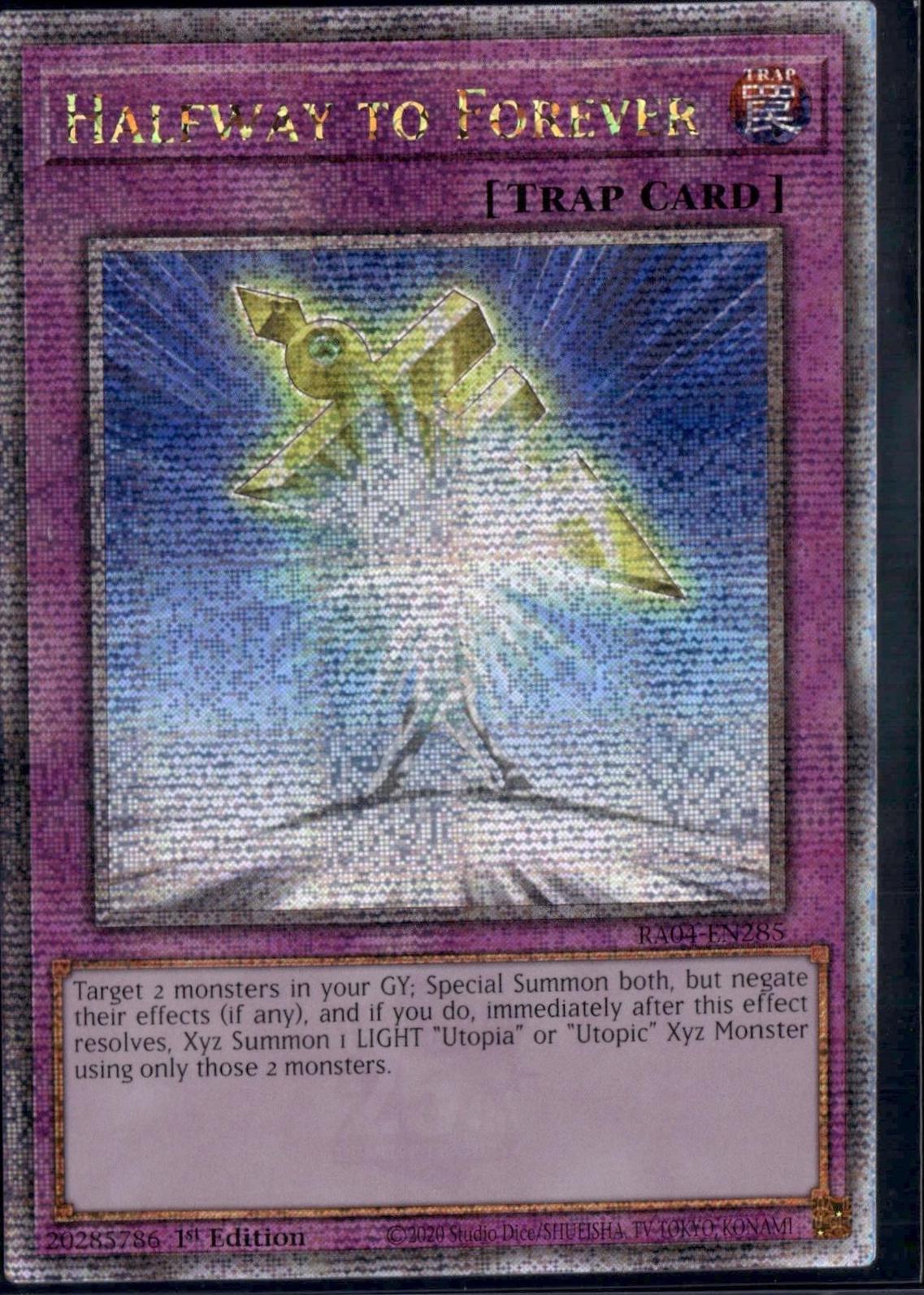 Halfway to Forever RA04-EN285 YuGiOh Quarter Century Stampede