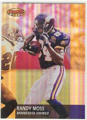 Randy Moss #33 Football Cards 2001 Bowman's Best