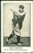John Graney Baseball Cards 1922 E121 American Caramel Series of 120