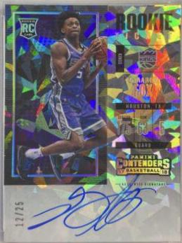DE'Aaron Fox [Horizontal Autograph Cracked Ice] #105