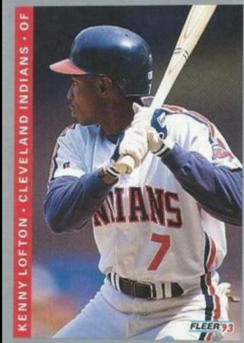 Kenny Lofton #218 Baseball Cards 1993 Fleer