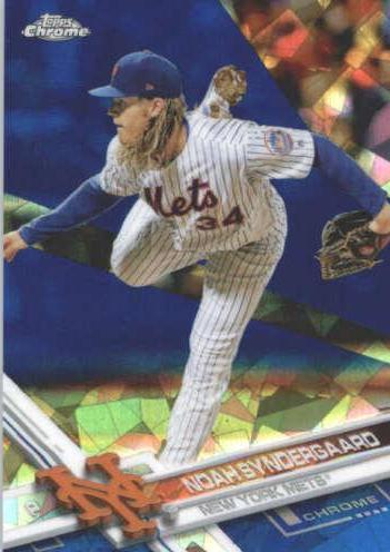 Noah Syndergaard #555 2017 Topps Chrome Sapphire Baseball