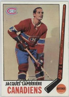 Jacques Laperriere #3 Hockey Cards 1969 Topps
