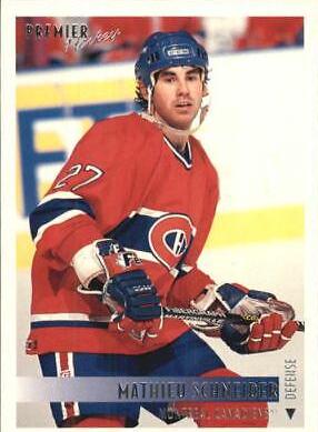 Mathieu Schneider #181 Hockey Cards 1994 Topps OPC Premier