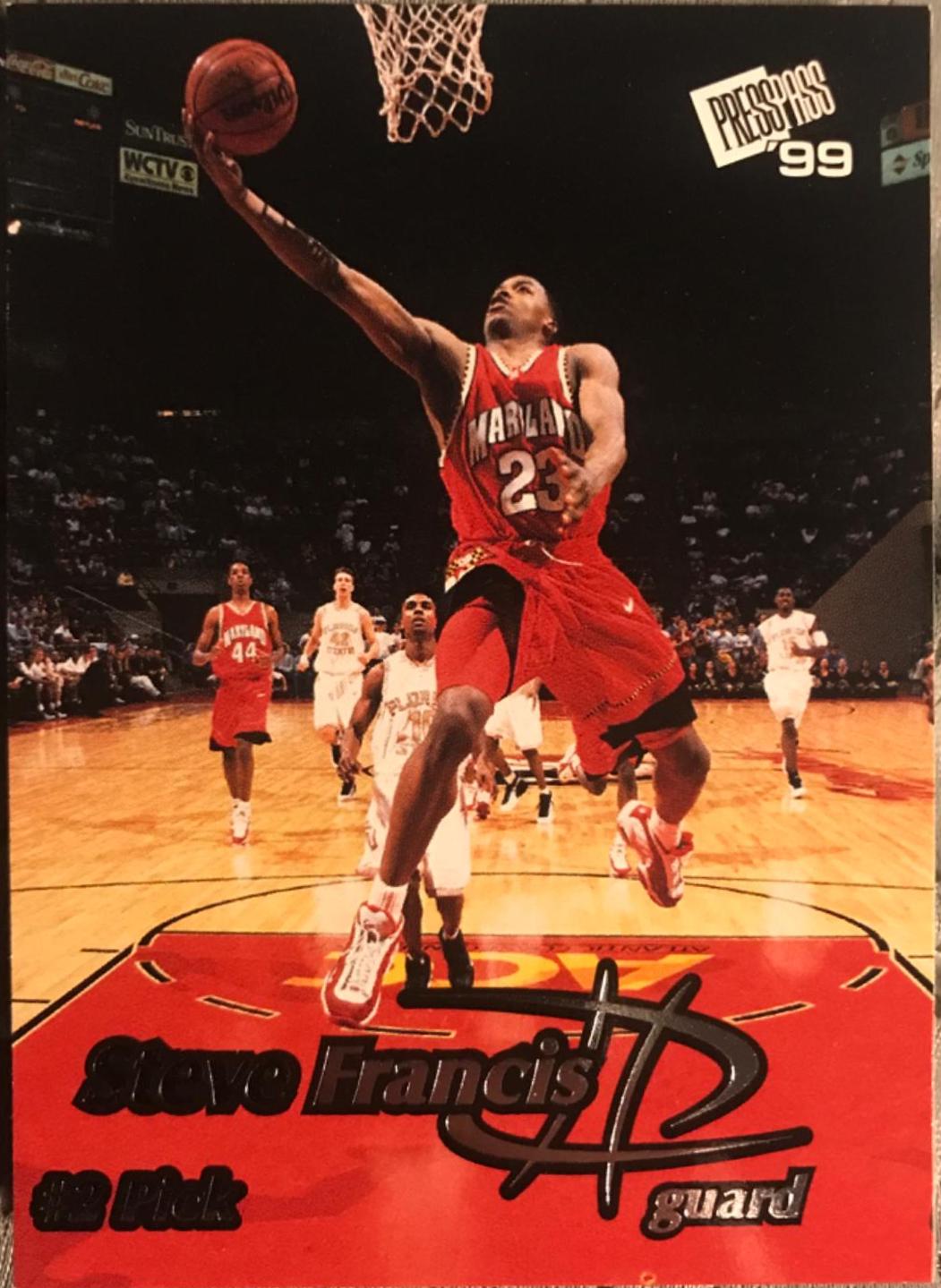 Steve Francis #2 Basketball Cards 1999 Press Pass