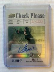 Brandon Duhaime [Autograph] #CP-4 Hockey Cards 2022 Upper Deck Allure Check Please Prices