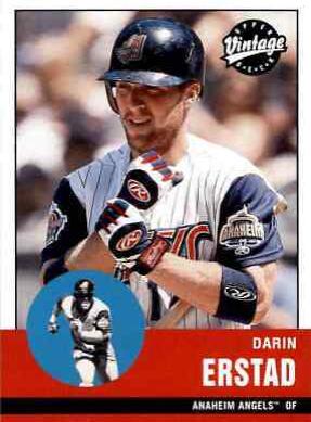 Darin Erstad #1 Baseball Cards 2001 Upper Deck Vintage