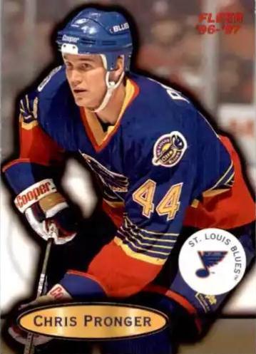Chris Pronger #99 Hockey Cards 1996 Fleer