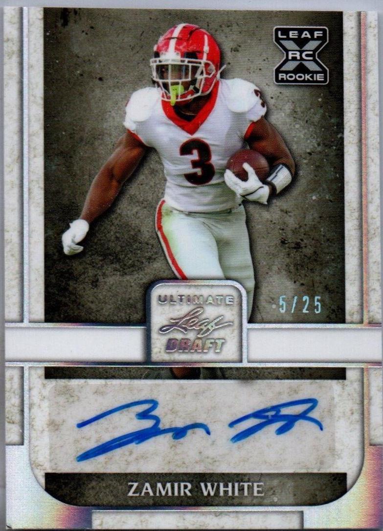 Zamir White #BA-ZWI 2022 Leaf Ultimate Draft Autographs Football