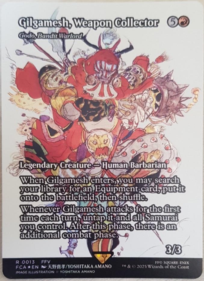 gilgamesh final fantasy mtg Gilgamesh, Master-at-Arms (Extended Art) [FINAL FANTASY] main image 1