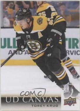 Torey Krug #C127 Hockey Cards 2018 Upper Deck Canvas