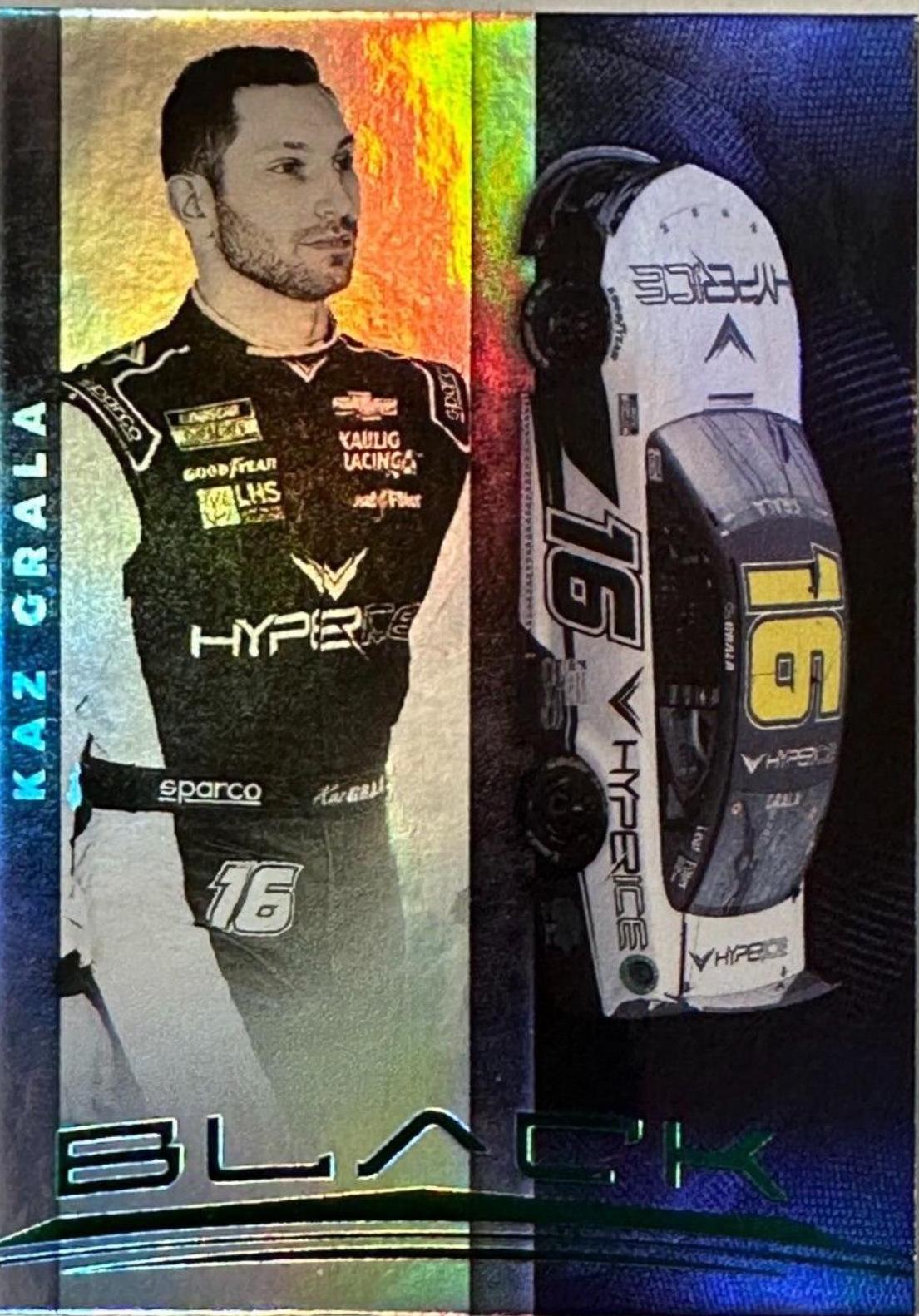 Kaz Grala #4 Racing Cards 2021 Panini Chronicles NASCAR Black