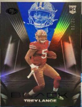 Trey Lance #104 Football Cards 2021 Panini Black